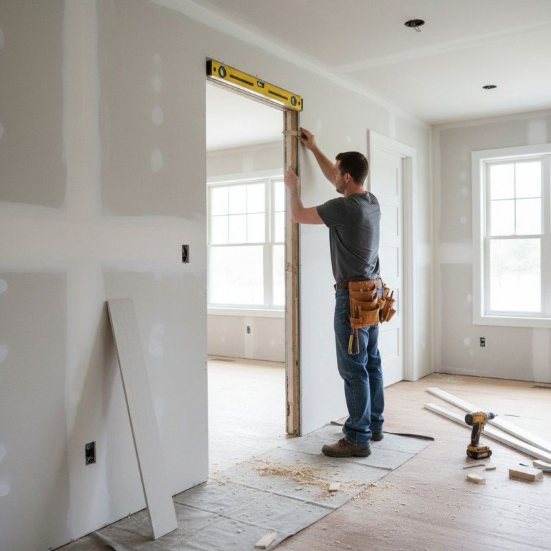 Closet Door Installation detail