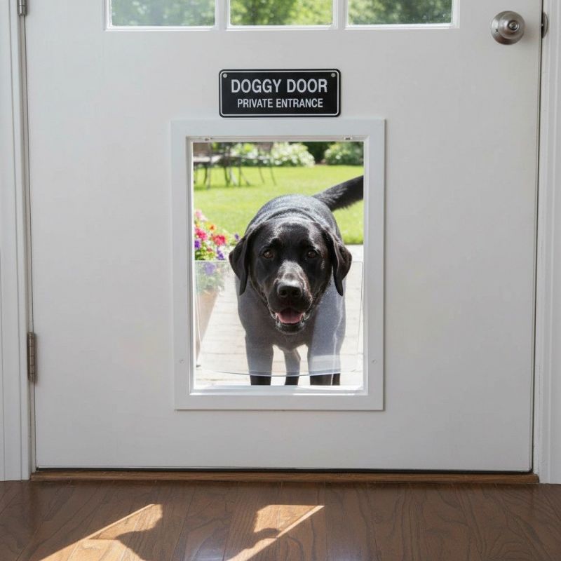 Dog Door Installation detail